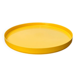 Yellow Melamine Plateau, Space Era, Mid-Century Swedish, 1960s