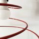 Spiral Pop Art Pendant Light, Ceiling Lamp, ESTO Austria, ´80