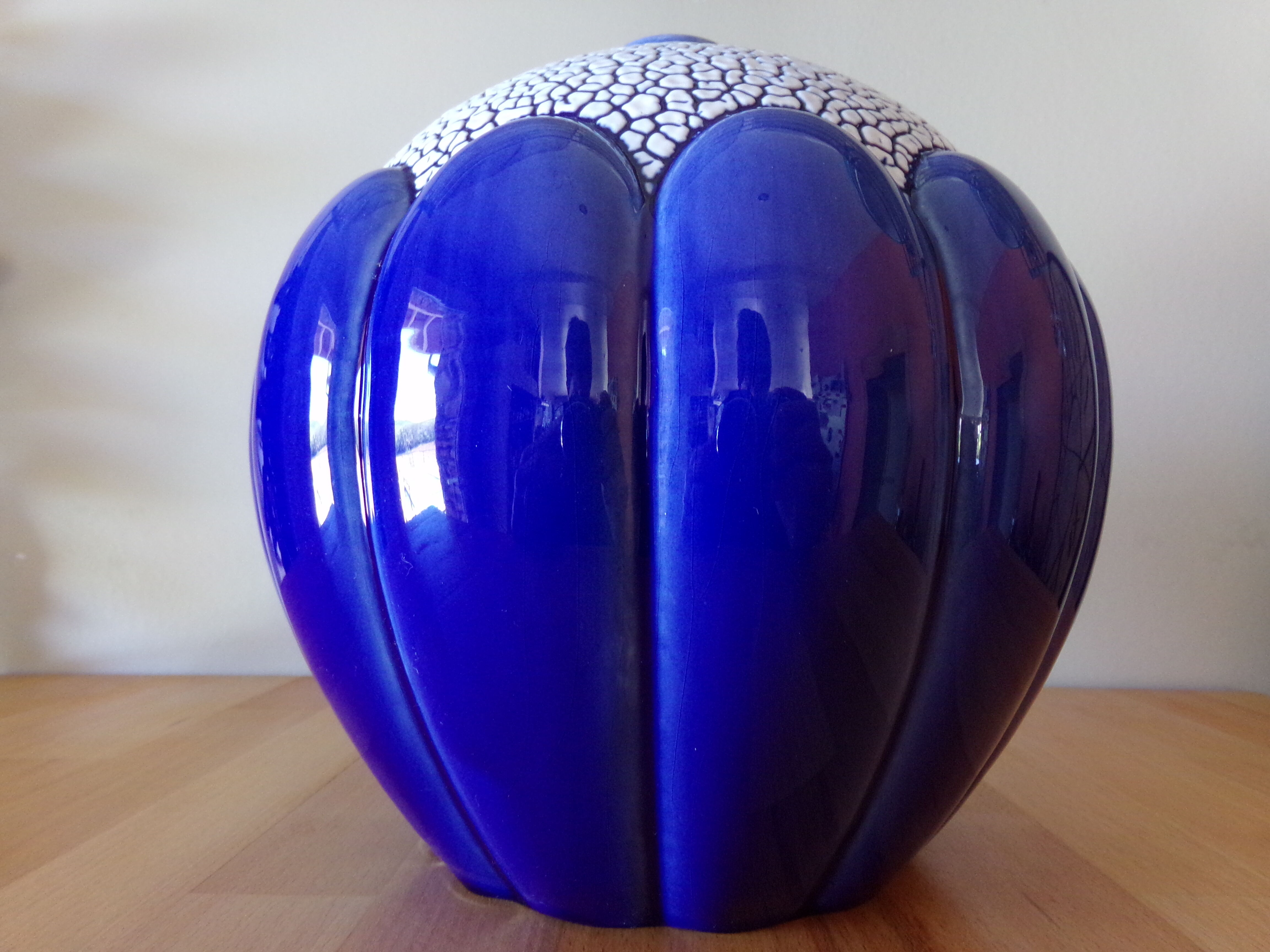 Vase ball Saint Clement 1930s