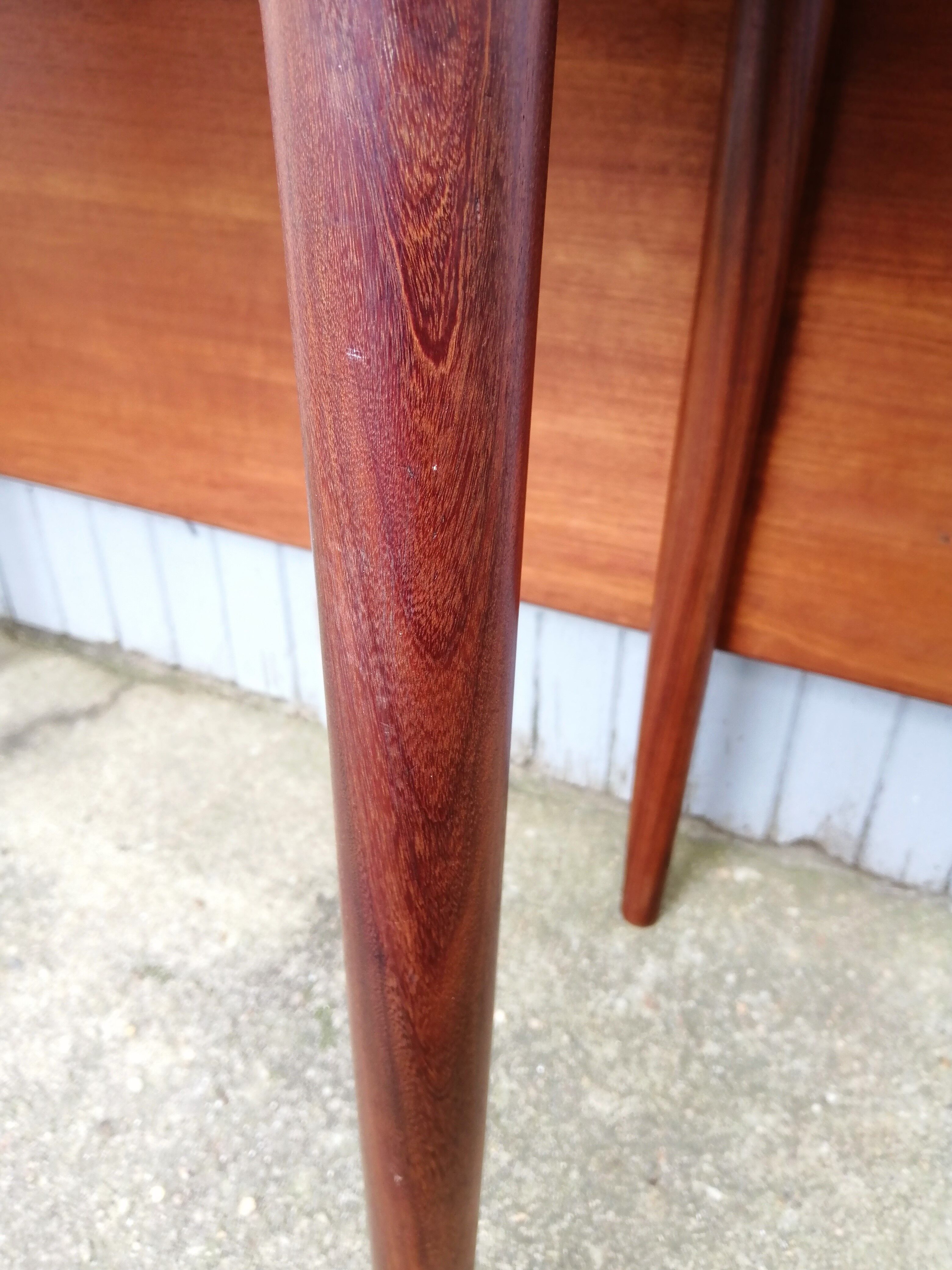 Dining table by Ib Kofod Larsen of the 60s