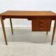 Danish Petite Teak & Beech Desk, 1950s.