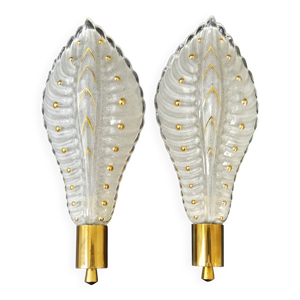 Paire d'appliques 1950