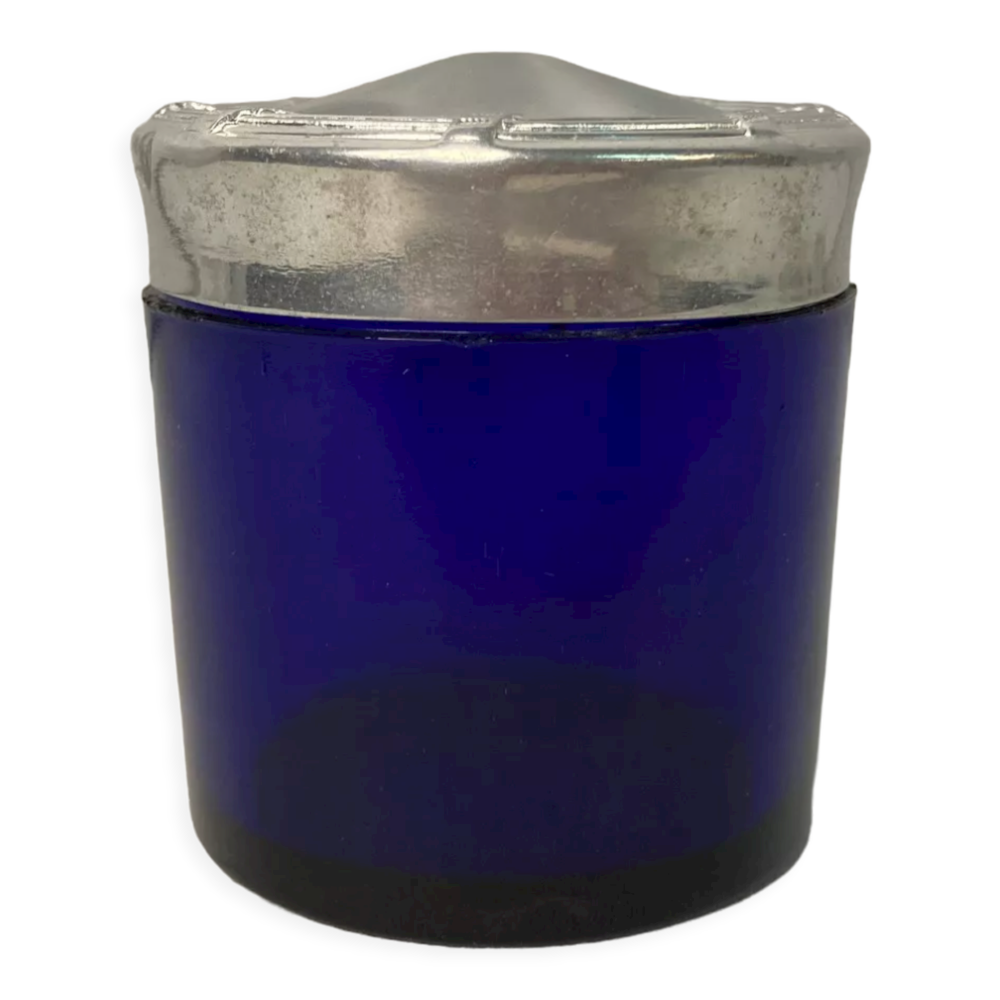 Old covered jar toilet cream bottle Guerlain circa 1950