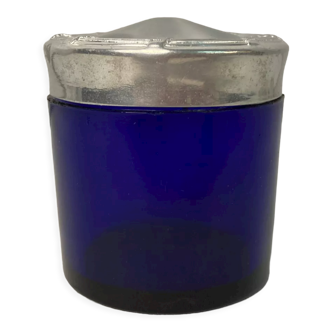 Old covered jar toilet cream bottle Guerlain circa 1950