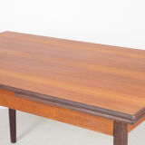 Danish design extendable dinning table in teak, 1960's