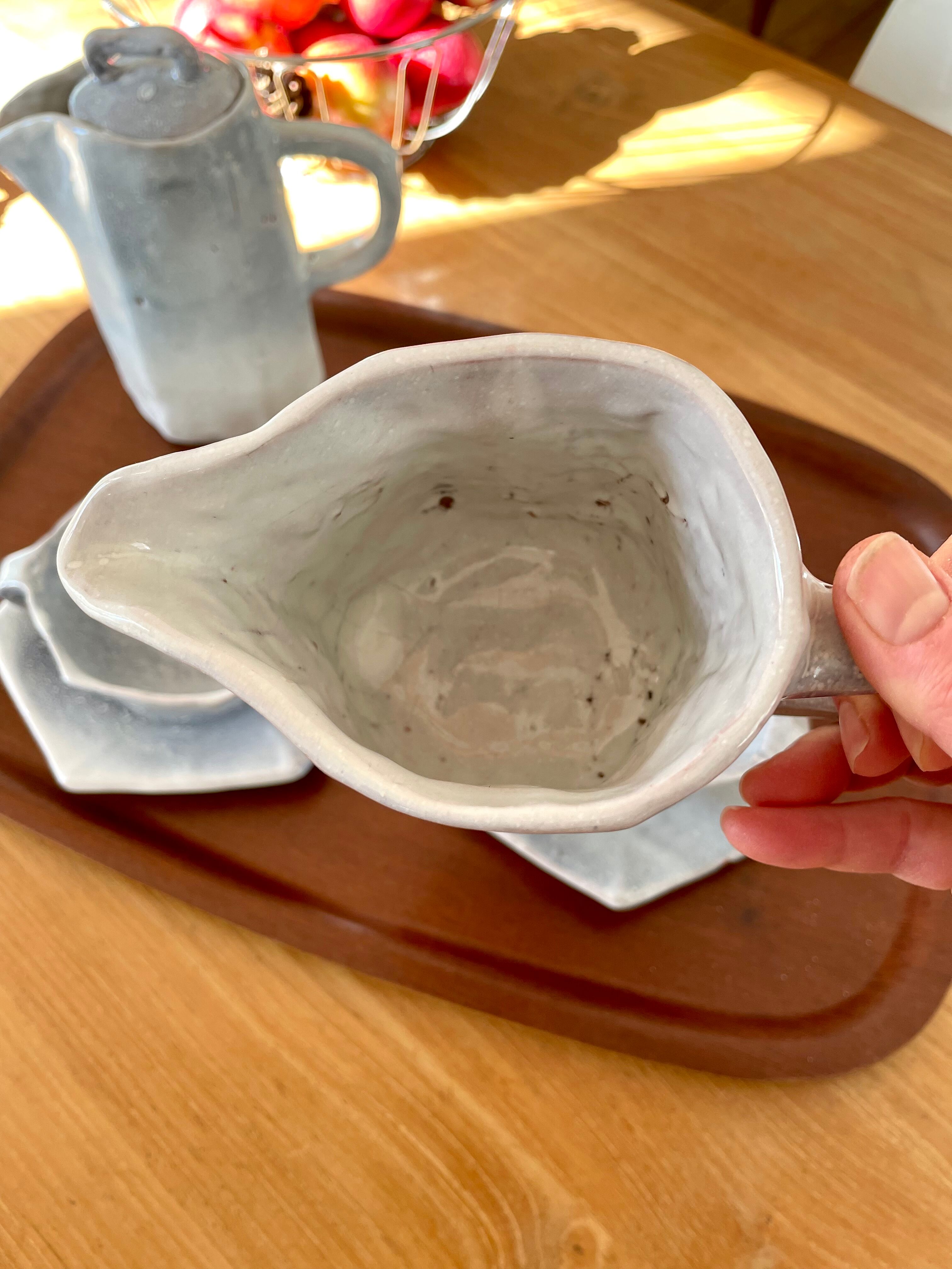 Vintage ceramic coffee service Idlas "felucca"