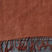 5x10 Burnt Orange Designer Vintage Oushak Kilim Rug, 164x305 Cm