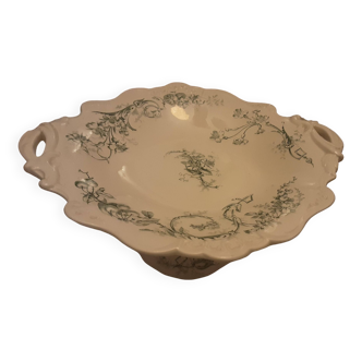 Compotier faience anglaise ewm chantrey