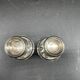 Pair of antique sterling silver candlesticks - English silversmith - 1934