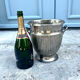 Silver Plated Champagne Bucket – Italian Empire Style Wine Cooler