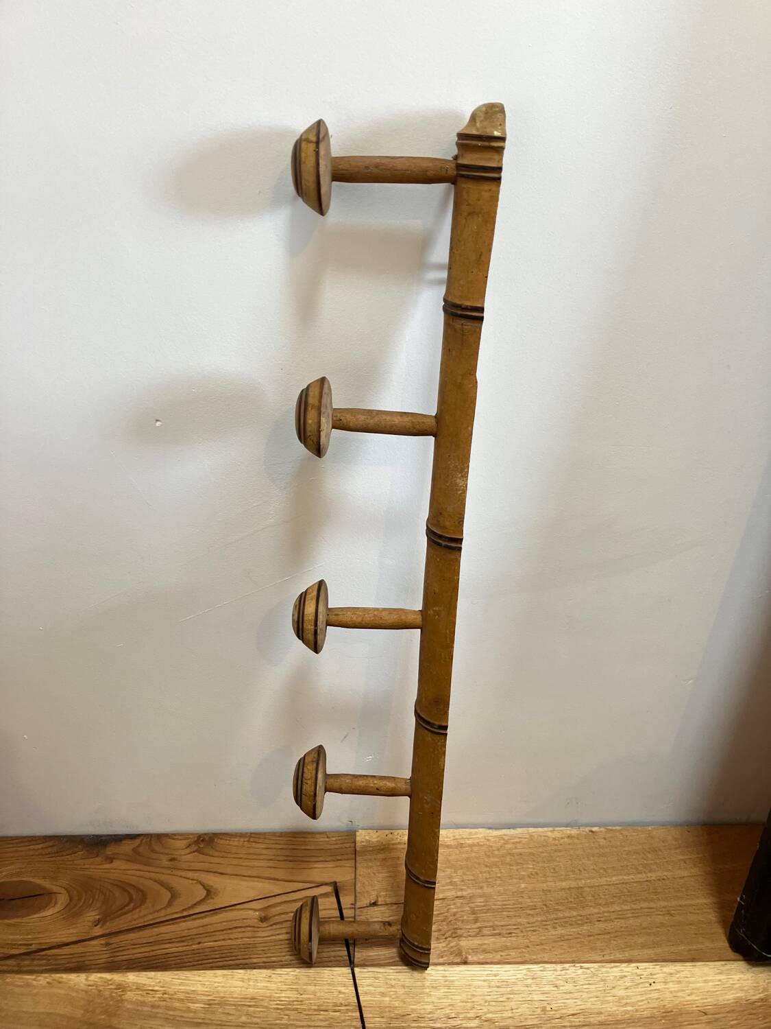 Large wooden coat rack