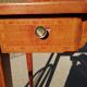 Coiffeuse et chaise en acajou blond Art Déco 1930