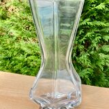 Vase hexagonal cristal stamped with ass sevres -france