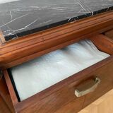 Art Deco walnut burl sideboard