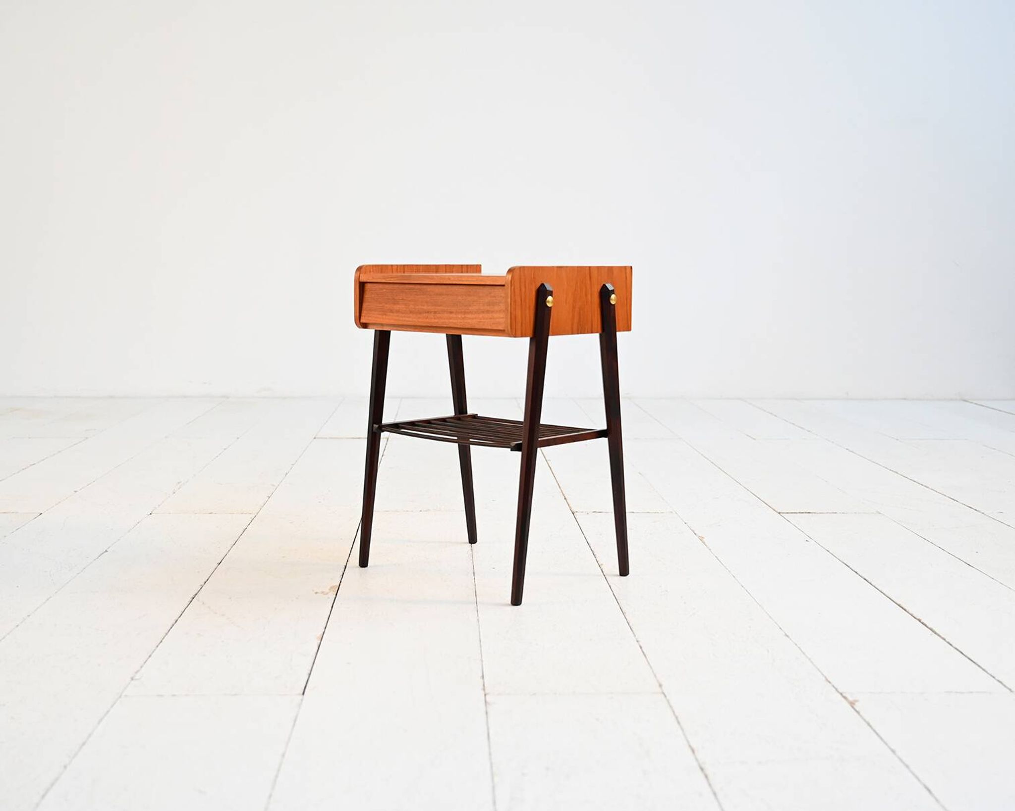 1960s oak TV stand by Arne Wahl Iversen