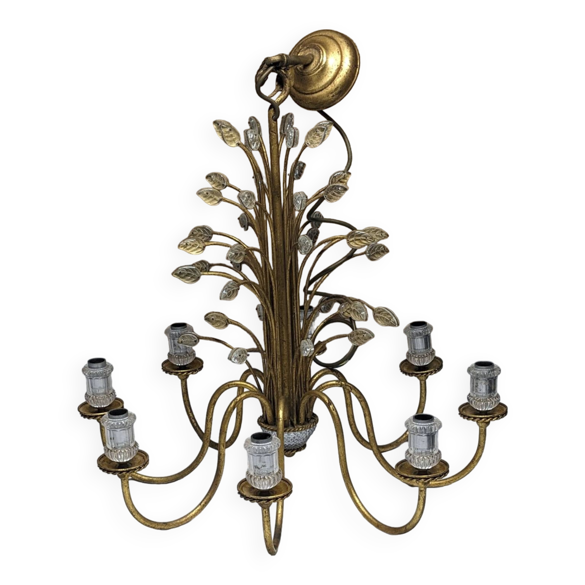Vintage Italian Crystal Chandelier by Banci Firenze