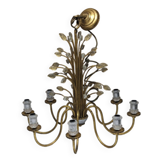 Vintage Italian crystal chandelier from Banci Firenze