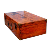 Valise antique indienne en bois
