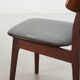Elegant Set of 2 Webe Teak Wooden Dining Chairs by Louis van Teeffelen, 196