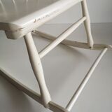 Rocking-chair white Lena Larsson 60s