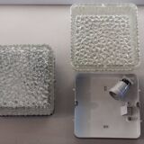 Set of 2 square wall or ceiling lights Holophane DC60