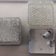Set of 2 square wall or ceiling lights Holophane DC60