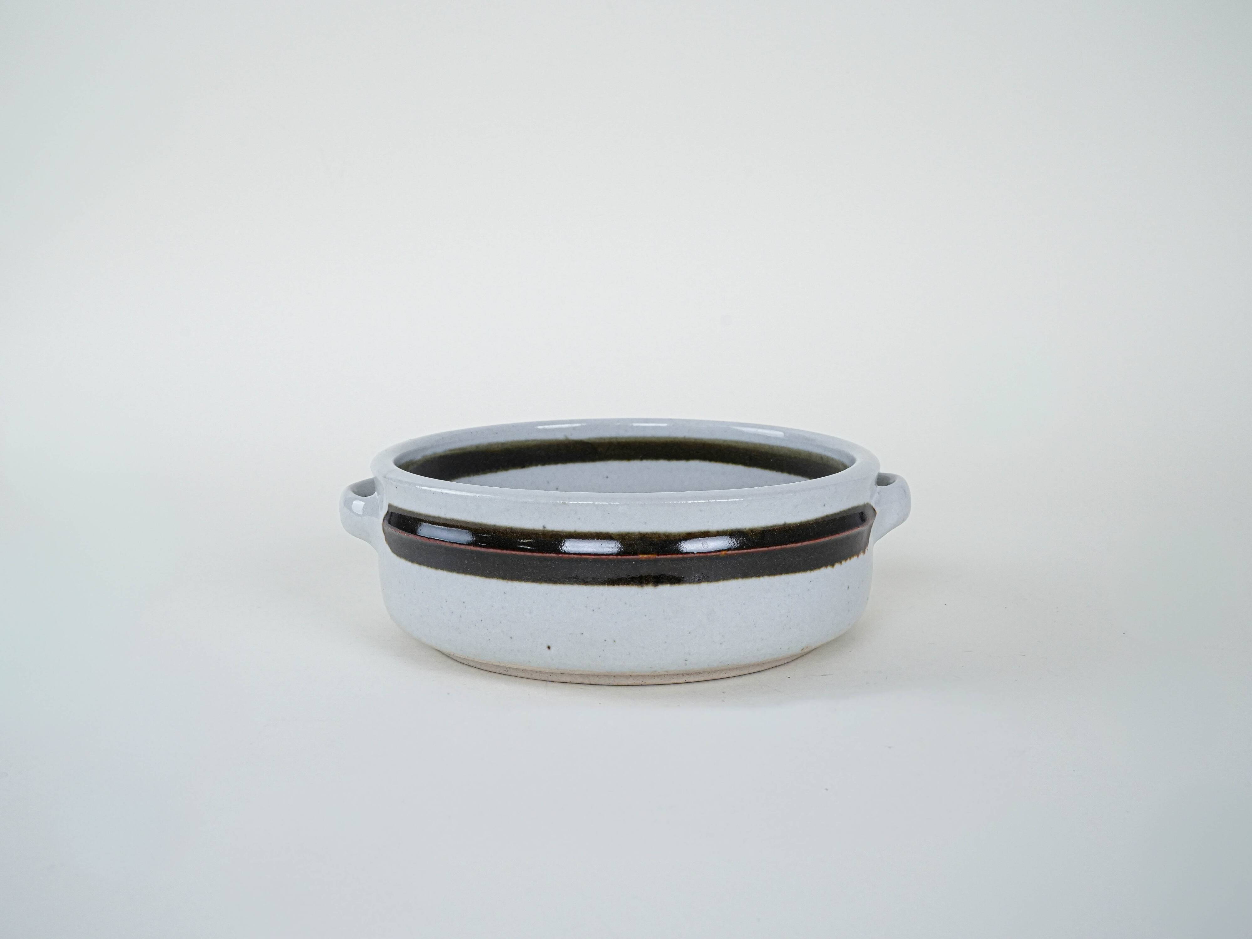 Ceramic bowl, Danish design, 1970s, manufactured by Hanne Stentøj