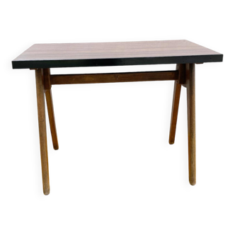 Vintage wooden and formica desk from the 60s