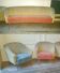 Design club Chair Italian years 50-60 bi color