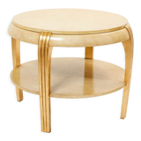 Side table parchment gilding 1930s