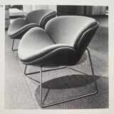 Set of Artifort F438 Orange Slice Chairs by Pierre Paulin, 1959