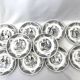 10 talking dessert plates on the theme of riddles Sarreguemines