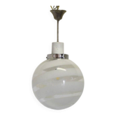 Suspended Murano glass lamp attributed to Venini, 1970s.