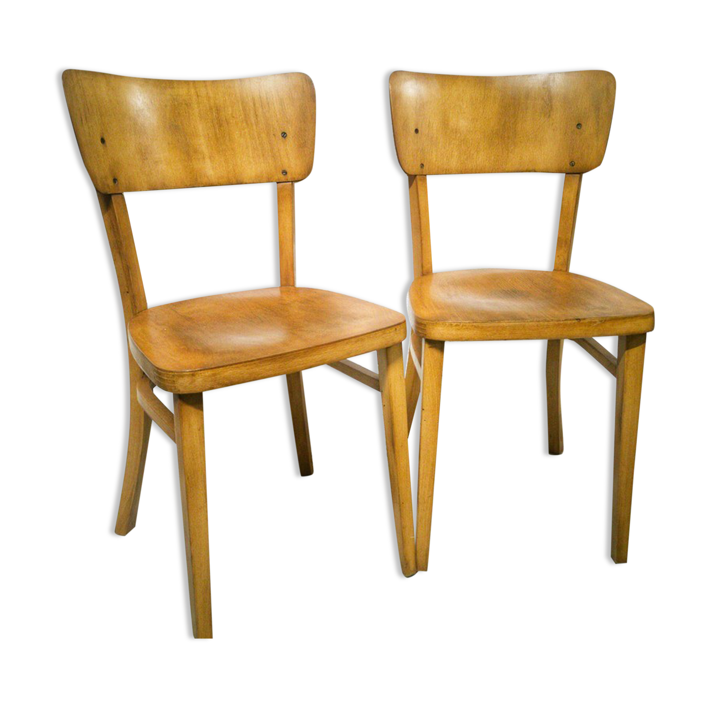 Pair of Thonet bistro chairs