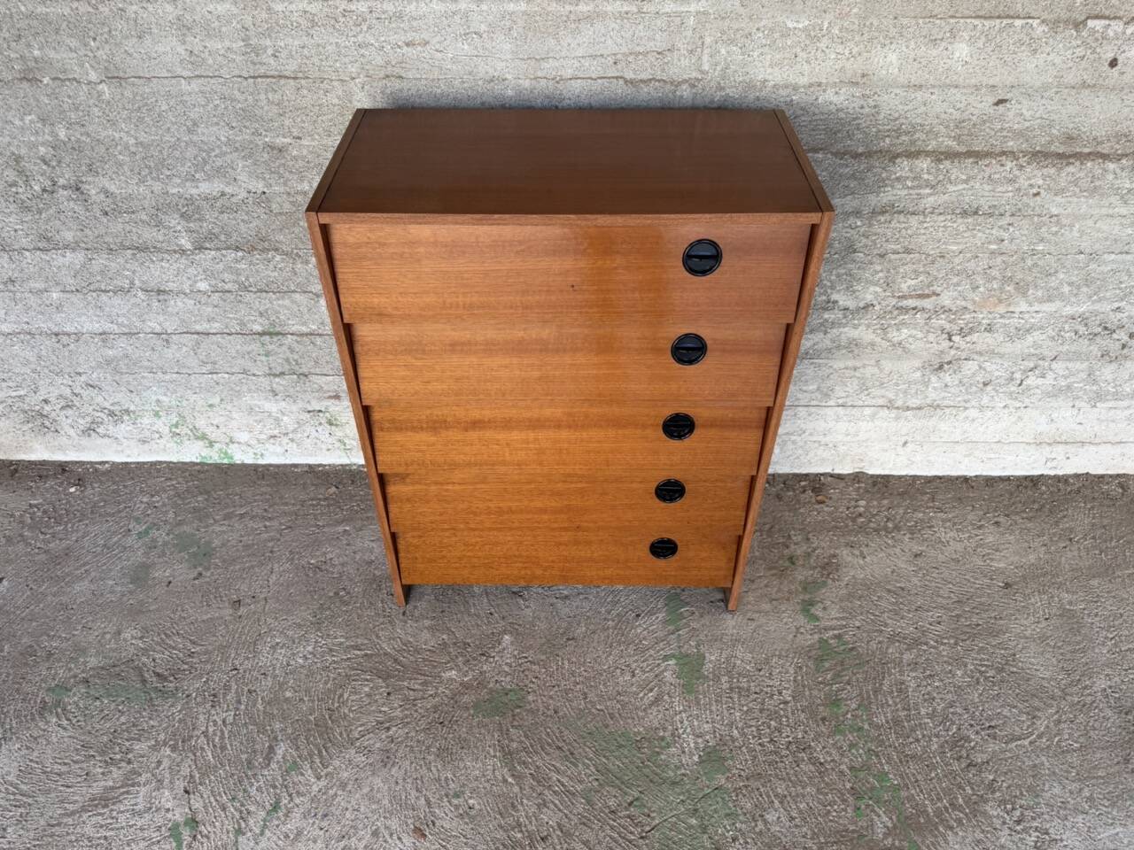 Vintage teak shoe cabinet – 1960s