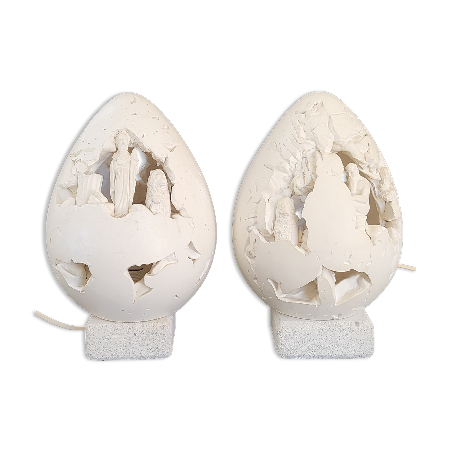 Pair of vintage lamps 1970