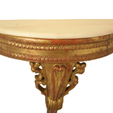 Antique style wall console Italy gilded wood