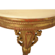 Console murale style antique Italie bois doré