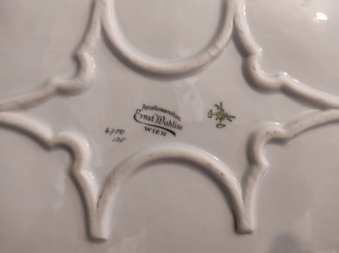 Large antique serving dish by Ernst Wahliss