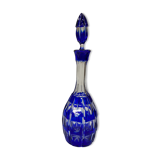 Midnight blue carafe with multiple reflections