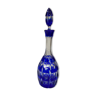 Midnight blue carafe with multiple reflections