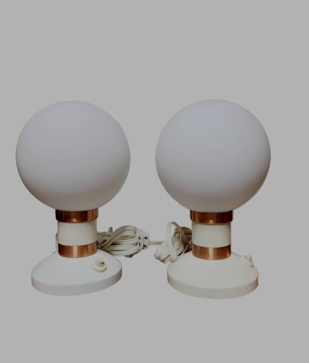 Ensemble tafellampen vintage Drukov, Tsjechoslowakije 1970