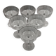 Set of 6 Champagne Coupes Series B by Josef Hoffmann for Wiener Werkstätte