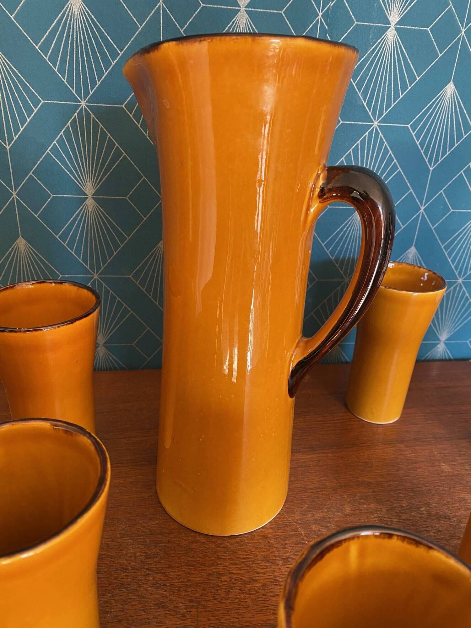 Retro Orangeade Service "Gladys" – Claude Paci (1950s/60s)