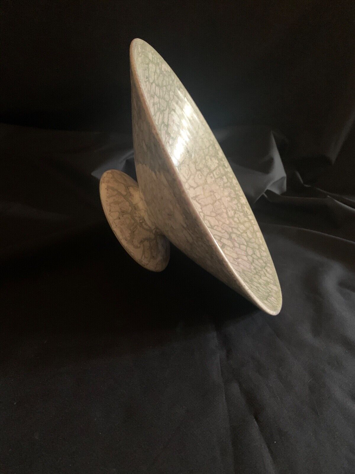 Fruit bowl, ceramic, signed What's by Vincent Cadeaux, large model