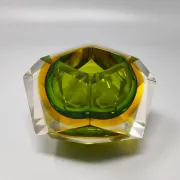 1960s Gorgeous green ashtray or catch-all by Flavio Poli for Seguso