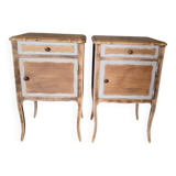 Set of two vintage bedside tables