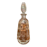 Crystal decanter with ship engraving