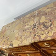 Chest of drawers Transition Style Louis XV marquetry and bronze
