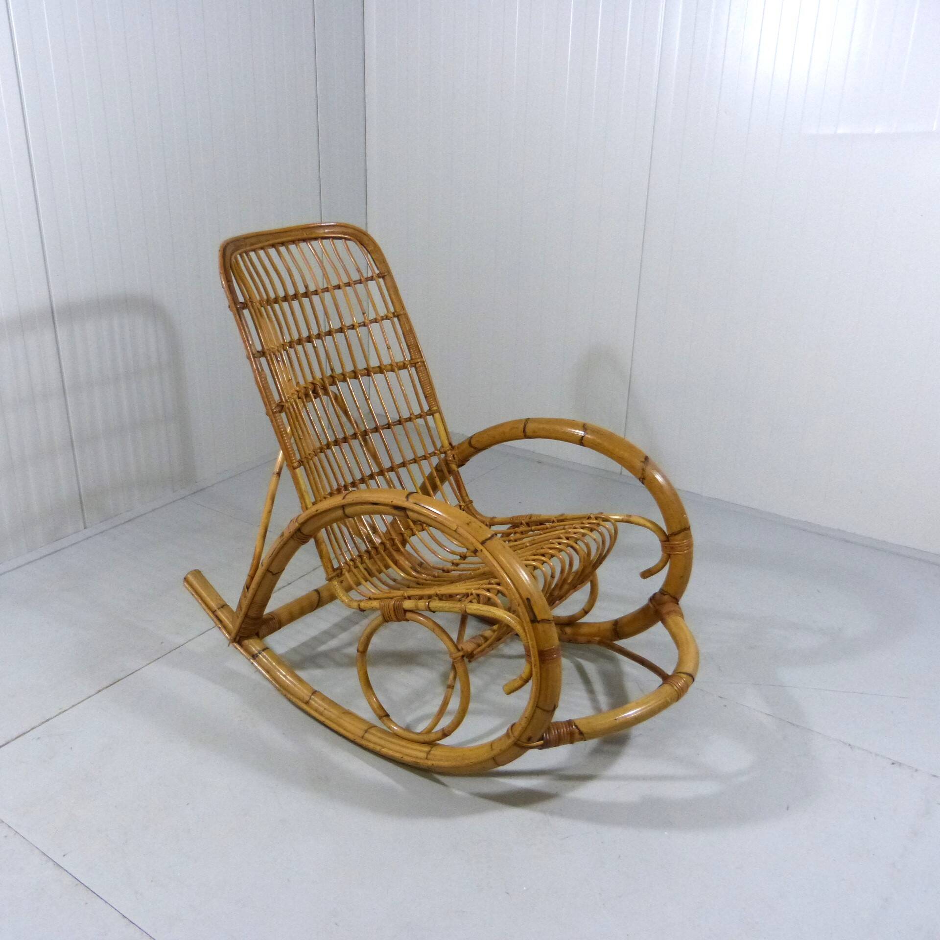Rattan rocking chair 1960’s